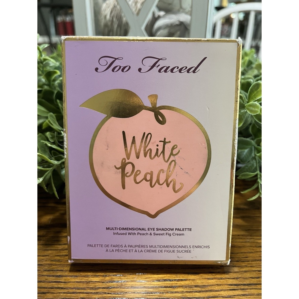 Too Faced White Peach Peaches & Cream Eyeshadow Palette-12 Shades-NIB